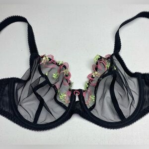 NWOT Freya BLK SHEER, 34G *P1079